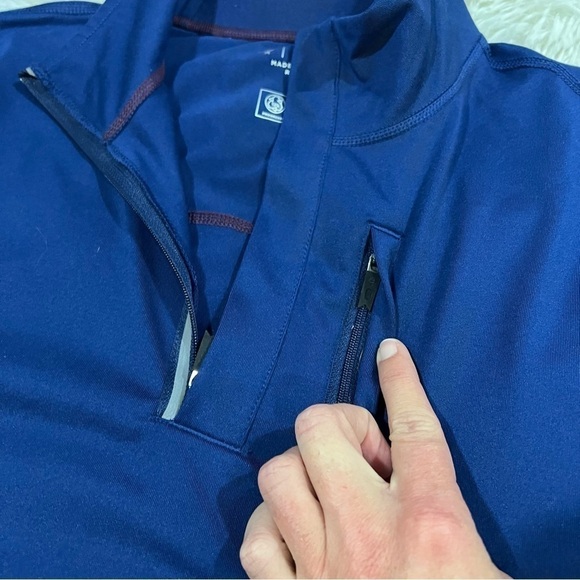 Fourlaps Venture Half-Zip Top - Men's Blue Size Small - Picture 9 of 14